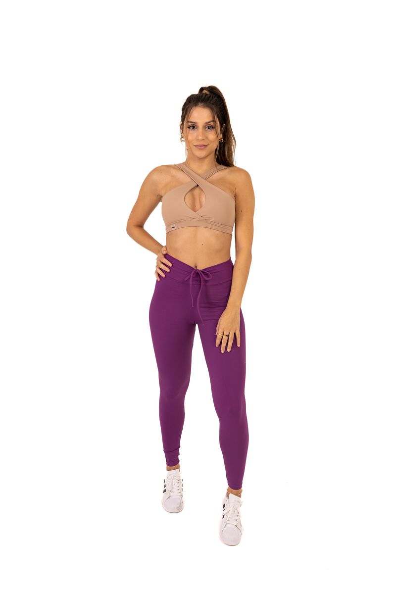 Bend & Twist Legging - Acai - Flō