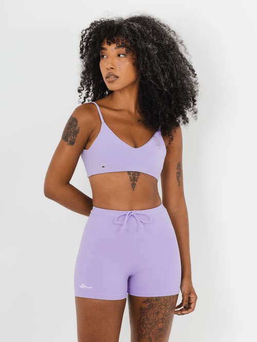 Short Confete Lilás