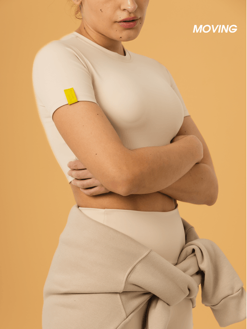 Cropped Run Cream