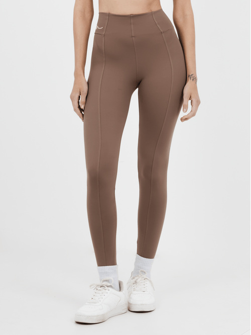 Calça Legging Recorte Cappuccino