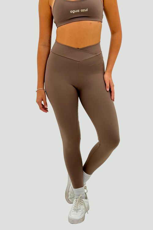 Calça Legging Cross Cappuccino