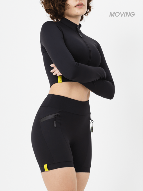 Short Biker Black