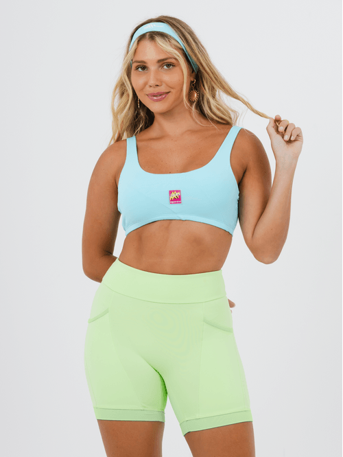 Short New Biker Lime