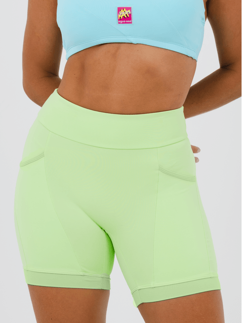 Short New Biker Lime
