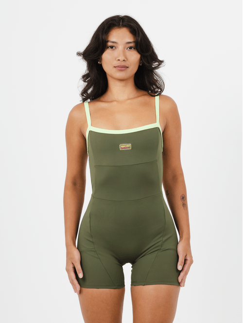 Macaquinho Shape Verde Militar
