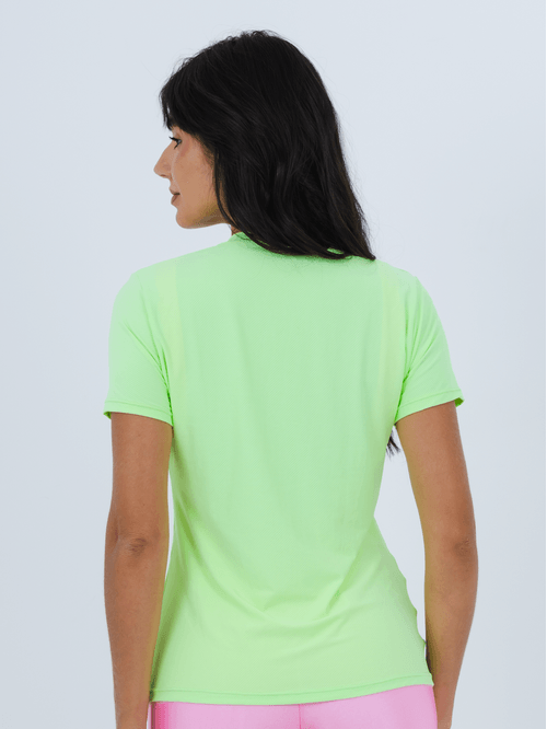 Camiseta Run Dry Lime Neon