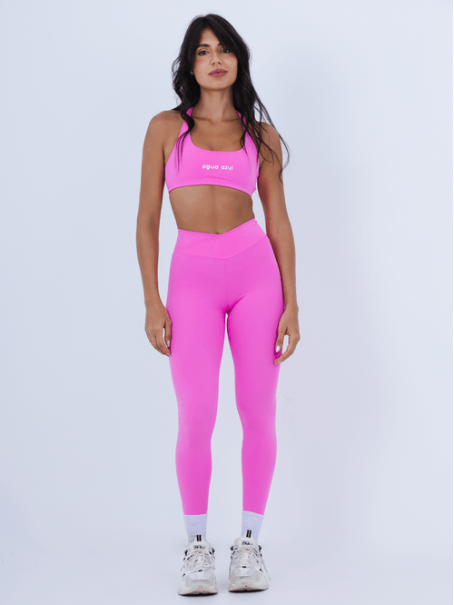 Calça Legging Cross Morango