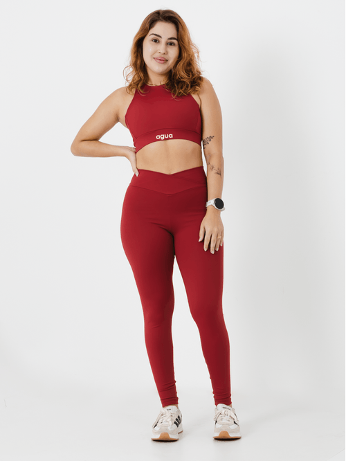 Calça Legging Cross Cherry