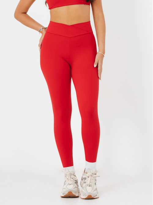 Calça Legging Cross Intense Red