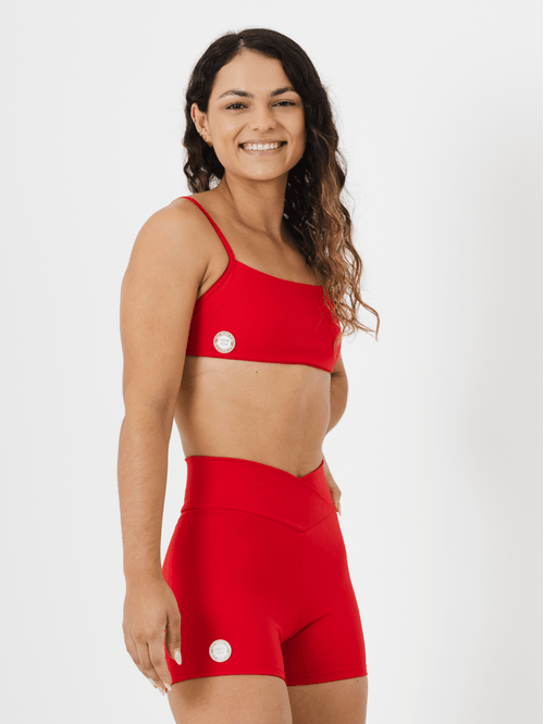 Short Cross Intense Red