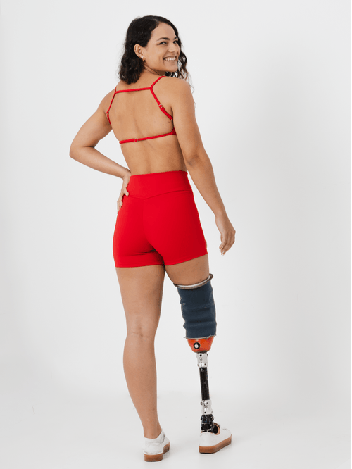 Short Cross Intense Red