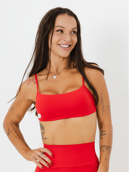 Top Down Intense Red