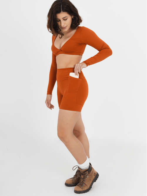 Short Elevate Pró Canela