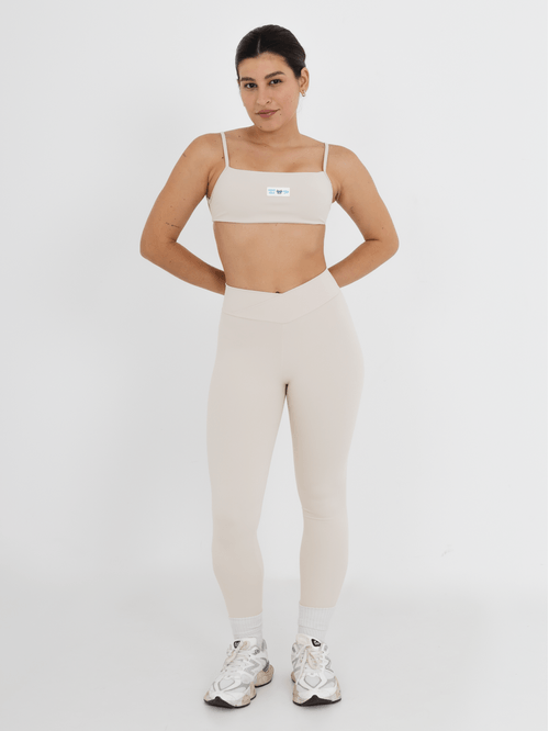 Calça Legging Cross Cream