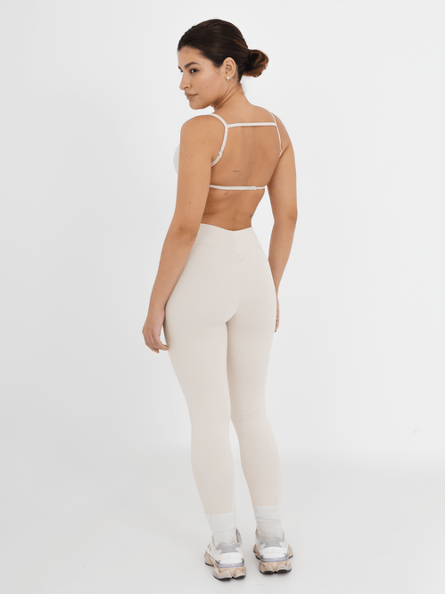 Calça Legging Cross Cream