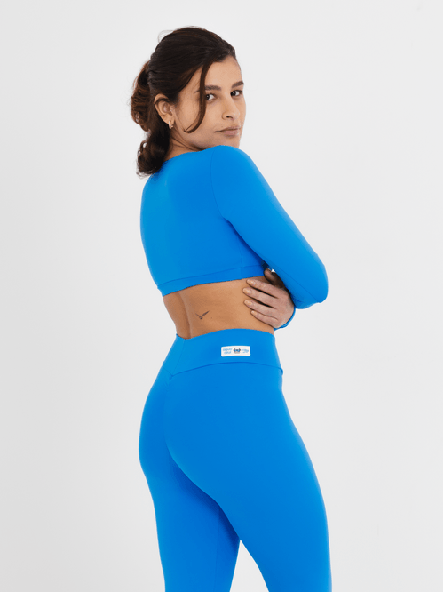 Calça Legging Cross Deep Blue