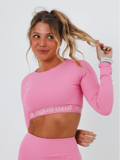 Cropped Night Run Chiclete