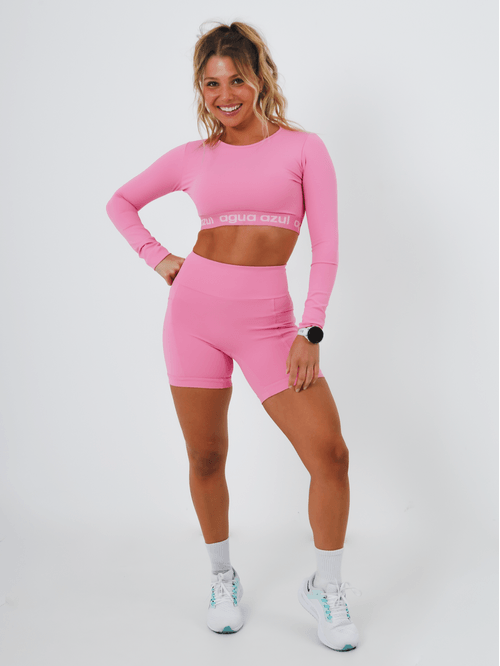 Cropped Night Run Chiclete