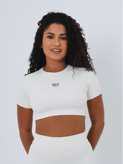 Cropped Run Off White