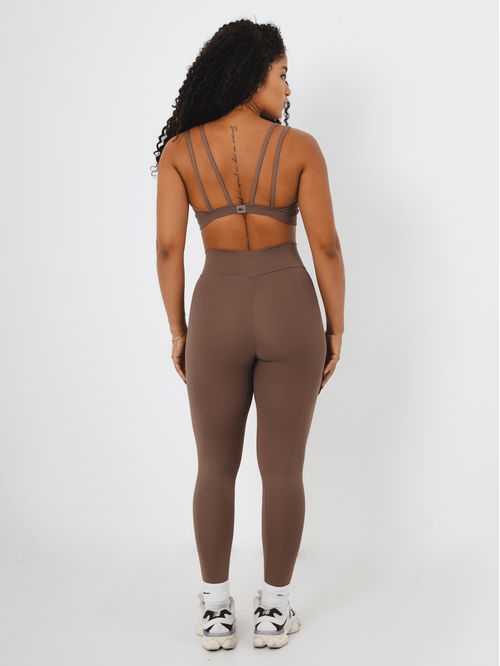 Calça Legging Cross Cappuccino