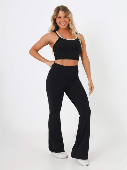 Calça Legging Flare Black
