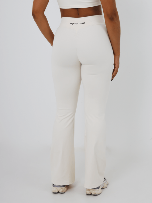 Calça Legging Flare Off White