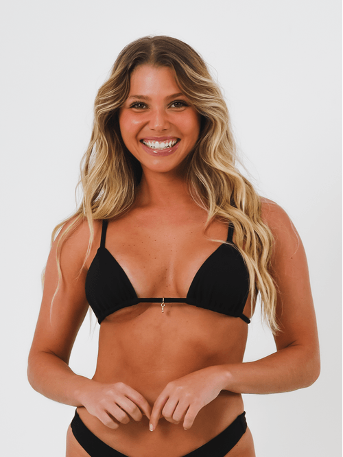 Biquini Top Curtininha Black