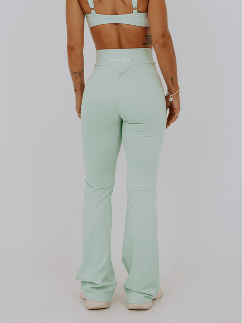 Calça Legging Flare Fresh Mint