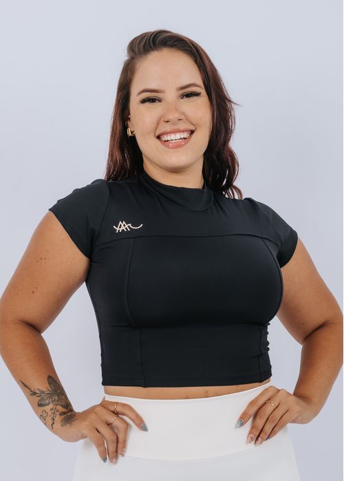 Cropped Run Plus Black