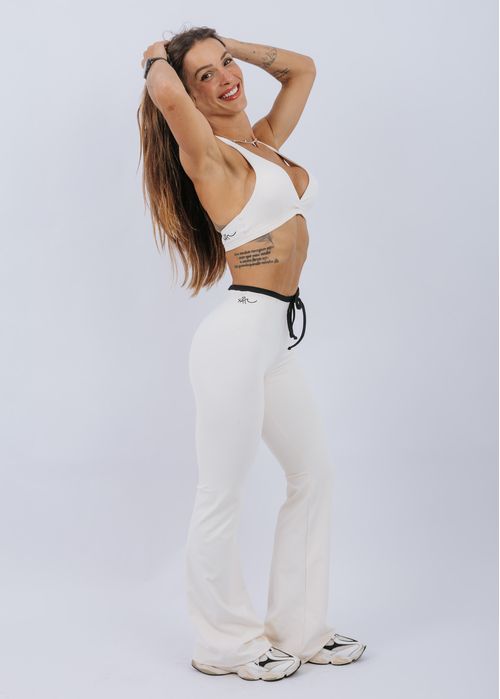 Legging Flare Light Off White