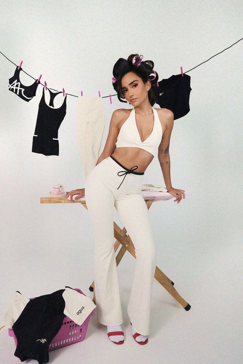 Legging Flare Light Off White