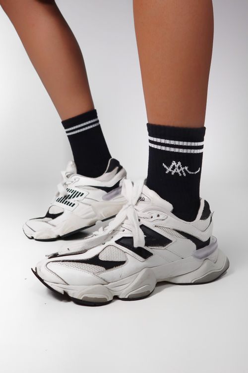 Meia Sport Água Azul - Black - Único