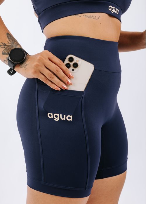 Short New Biker Run Navy