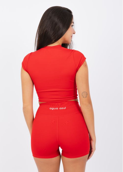 Cropped Run Plus Intense Red