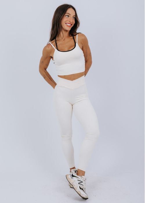 Legging Cross Plus Off White