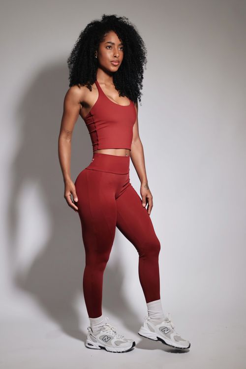 Calça Legging Elevate Bordô