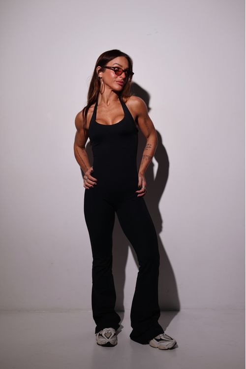 Macacão Front Flare Black
