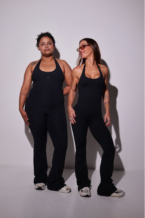 Macacão Front Flare Black